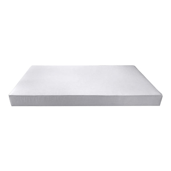 Pipe Trim 6" Queen Mattress Size 80x60x6 Outdoor Daybed Fitted Sheet Slip Cover Only -AD105