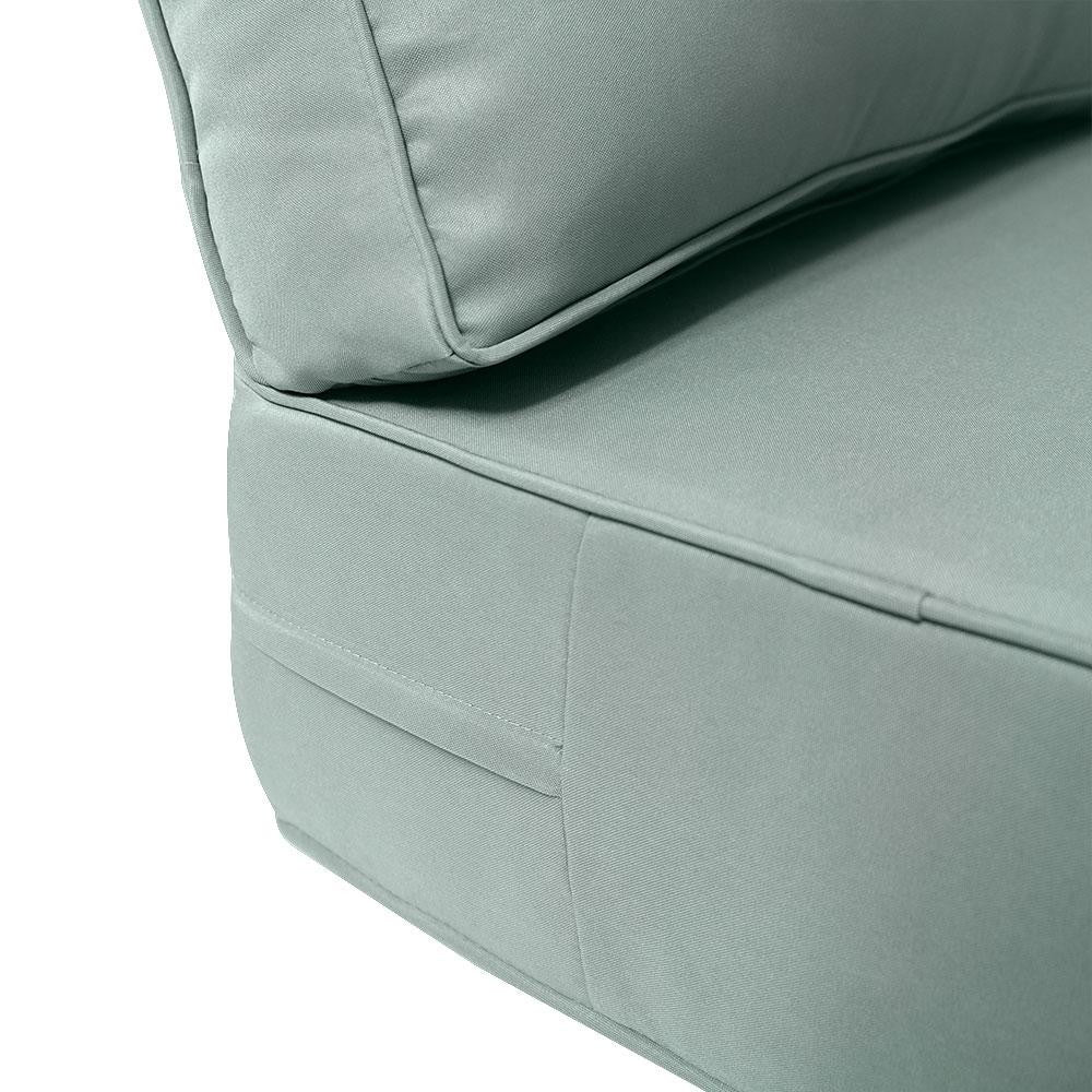 Outdoor deep seat back slip cover replacement
