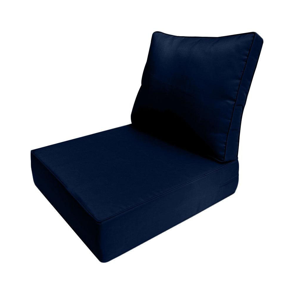 Outdoor deep seat back slip cover replacement