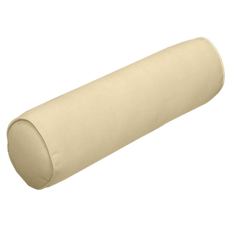 Decorative bolster pillow for porch swing