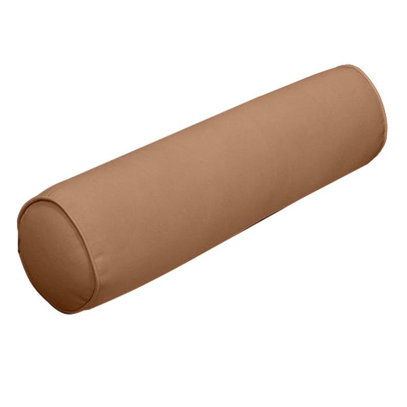 Decorative bolster pillow for porch swing