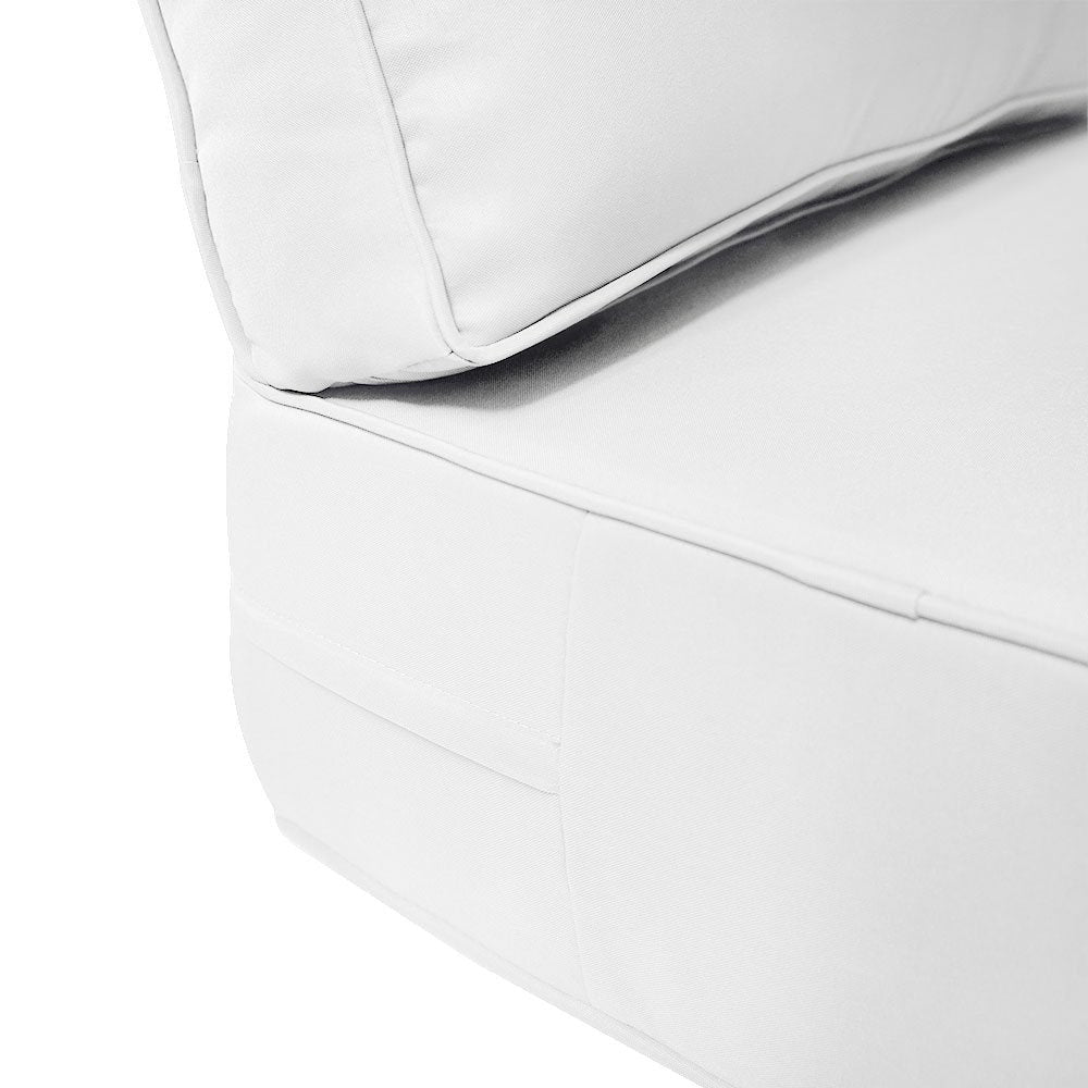 Outdoor deep seat back slip cover replacement