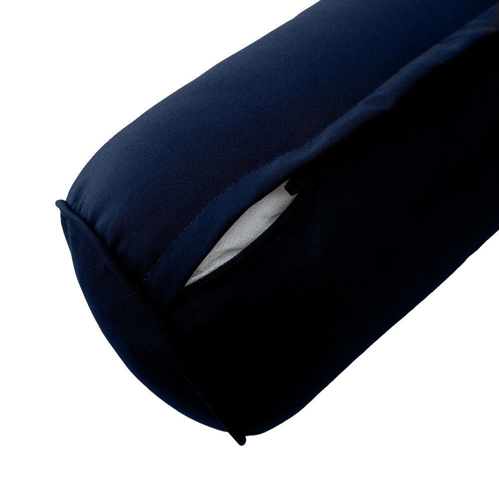 Decorative bolster pillow for porch swing