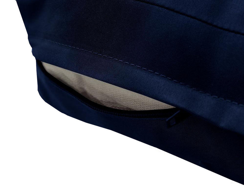 |COVER ONLY| Piped Trim Outdoor Deep Seat Cushion 23x24x6, Water Repellent, Patio Furniture Patio Cushion Slipcovers Replacement Seat Cushion Covers AD101