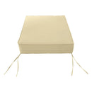 Outdoor deep seat back slip cover replacement