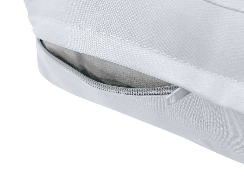 |COVER ONLY| Piped Trim Outdoor Deep Seat Cushion 23x24x6, Water Repellent, Patio Furniture Patio Cushion Slipcovers Replacement Seat Cushion Covers AD105