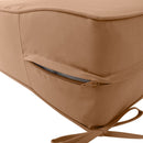 Outdoor lounge chair cushion