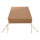 Outdoor lounge chair cushion