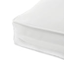 Outdoor lounge chair cushion