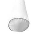 Decorative bolster pillow cover for porch swing