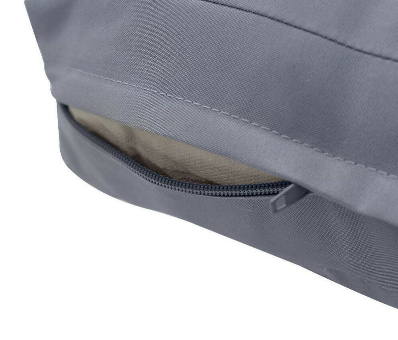 |COVER ONLY| Piped Trim Outdoor Deep Seat Cushion 26x30x6, Water Repellent, Patio Furniture Patio Cushion Slipcovers Replacement Seat Cushion Covers AD001