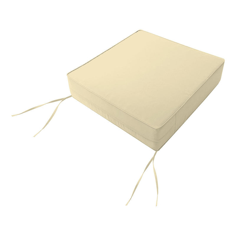 Outdoor deep seat back slip cover replacement