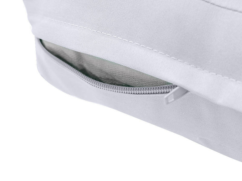 |COVER ONLY| Piped Trim Outdoor Deep Seat Cushion 26x30x6, Water Repellent, Patio Furniture Patio Cushion Slipcovers Replacement Seat Cushion Covers AD105