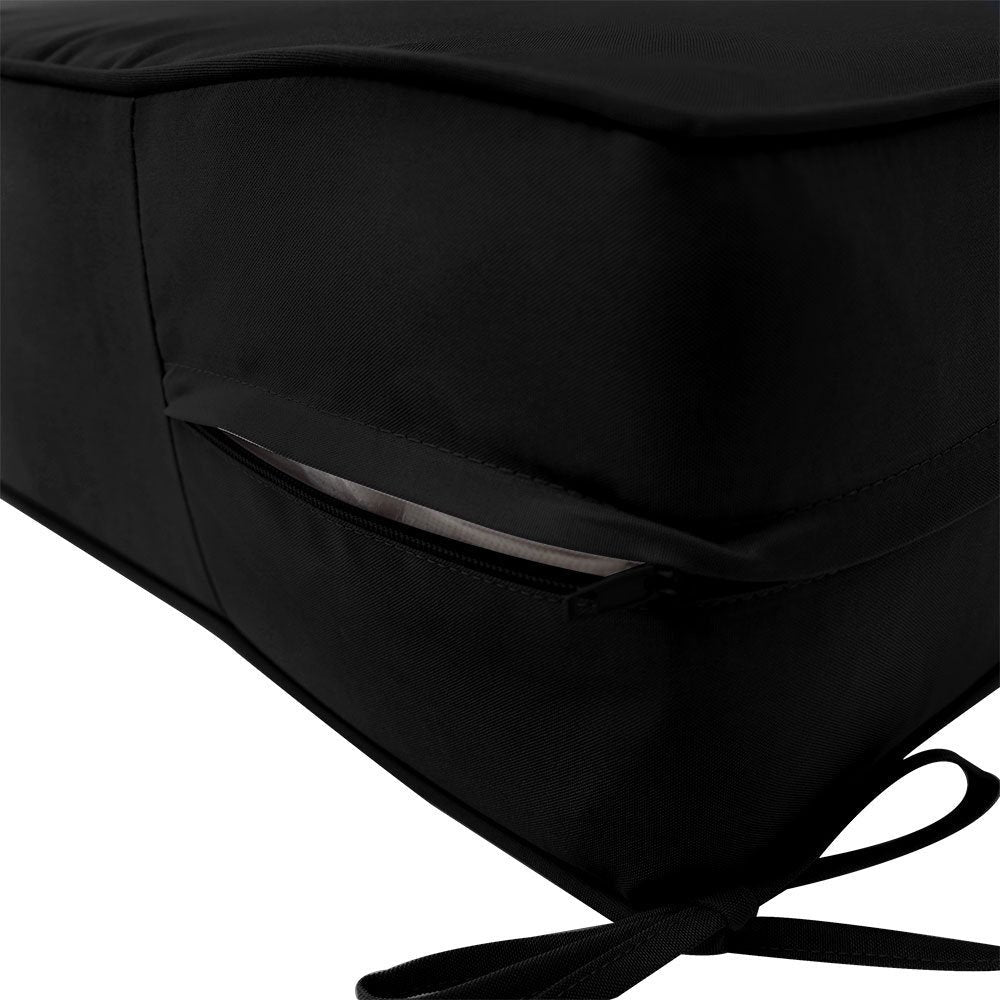 Outdoor lounge chair cushion
