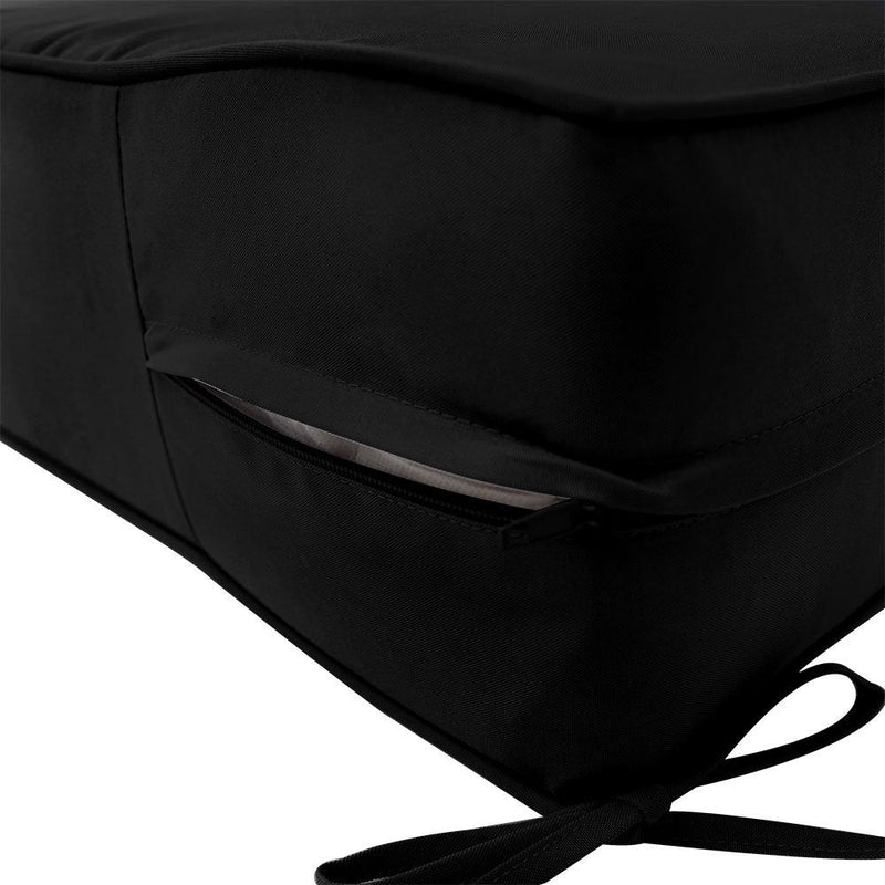 Outdoor lounge chair cushion
