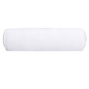 Decorative bolster pillow cover for porch swing