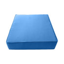 Outdoor lounge chair cushion