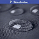 |COVER ONLY| Piped Trim Small Size 23x6 Outdoor Bolster Pillow Water Repellent Decorative Bolster Pillow for Porch Swing Couch Sofa Cushion Patio Furniture AD005