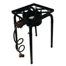 Propane Portable Gas Stove Burner Cooker High Pressure UL Regulator w- STAND