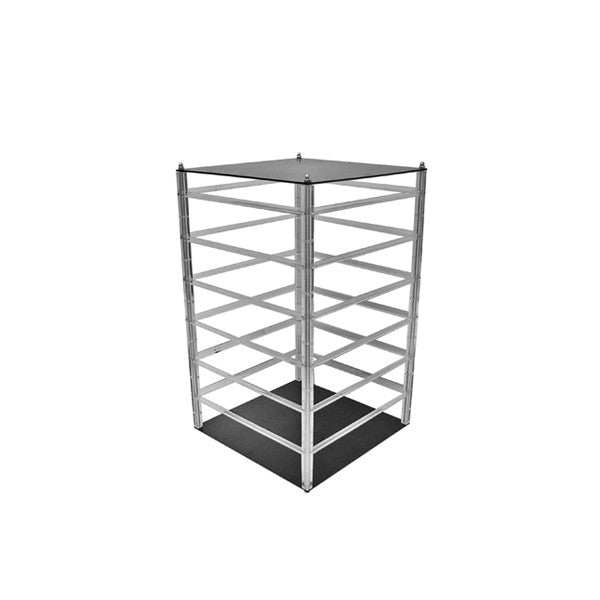 10x10x24-1/2 Rotating 360 Degree Jewelry Earring Card Display Holder 144 Pairs