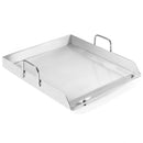 18-1/2" x 18-1/2" Stainless Steel Flat Top Griddle Grill Plancha SINGLE STOVE