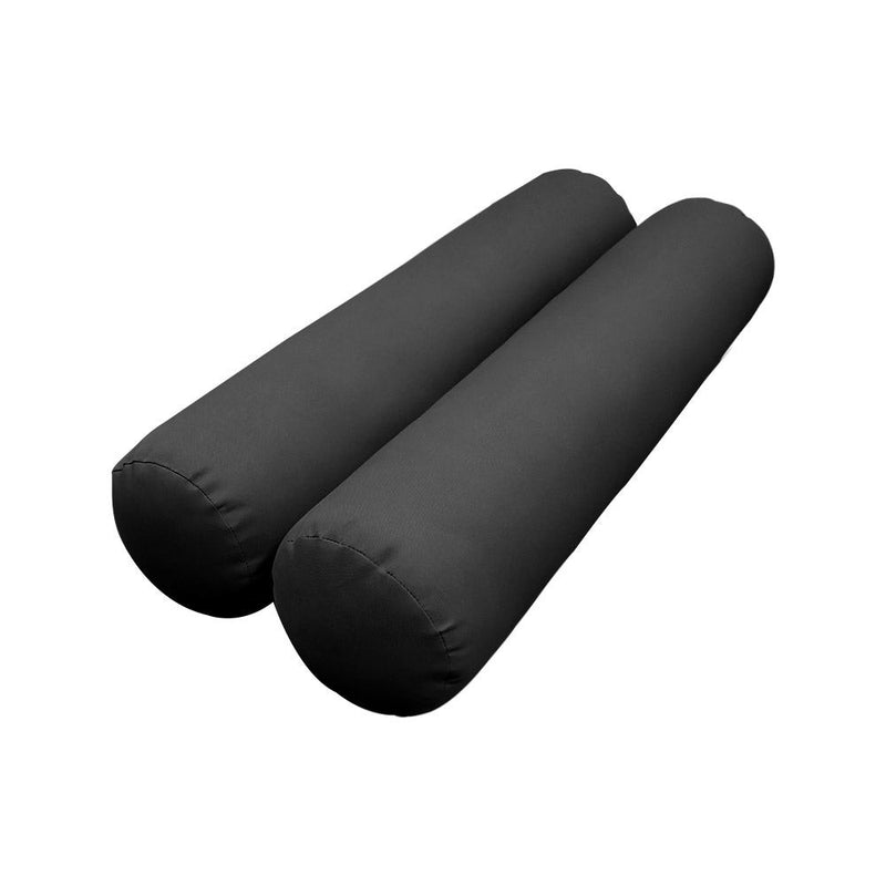 STYLE 5 Bolster Pillow for Outdoor Indoor Daybed Porch Swing Bed Queen Size Knife Edge AD003 | COVERS ONLY |