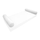 Modern outdoor daybed cushion set with two bolsters and two pillows, ideal for patio, porch, or indoor lounge spaces. — cover only