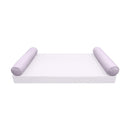 STYLE 5 Bolster Pillow for Outdoor Indoor Daybed Porch Swing Bed Queen Size Piped Trim AD107 | COVERS ONLY |