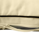 cushion and bolster set styled on a crib-size daybed with natural light background.
background.