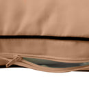 cushion and bolster set styled on a crib-size daybed with natural light background.