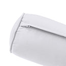 STYLE 1 Pillow & Bolster Cushion for Outdoor Indoor Daybed Porch Swing Bed Crib Size Piped Trim AD105 | COVERS ONLY |