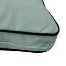 Porch swing setup featuring cushion set for relaxed outdoor living.