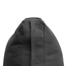 Indoor sunroom with pillow and bolster cushions, adding warmth and modern comfort