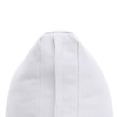 Indoor sunroom with pillow and bolster cushions, adding warmth and modern comfort