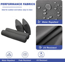 STYLE 1 Pillow & Bolster Cushion for Outdoor Indoor Daybed Porch Swing Bed Full Size Contrast Trim AD108 | COVERS ONLY |