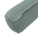 STYLE 1 Pillow & Bolster Cushion for Outdoor Indoor Daybed Porch Swing Bed Full Size Piped Trim AD002 | COVERS ONLY |