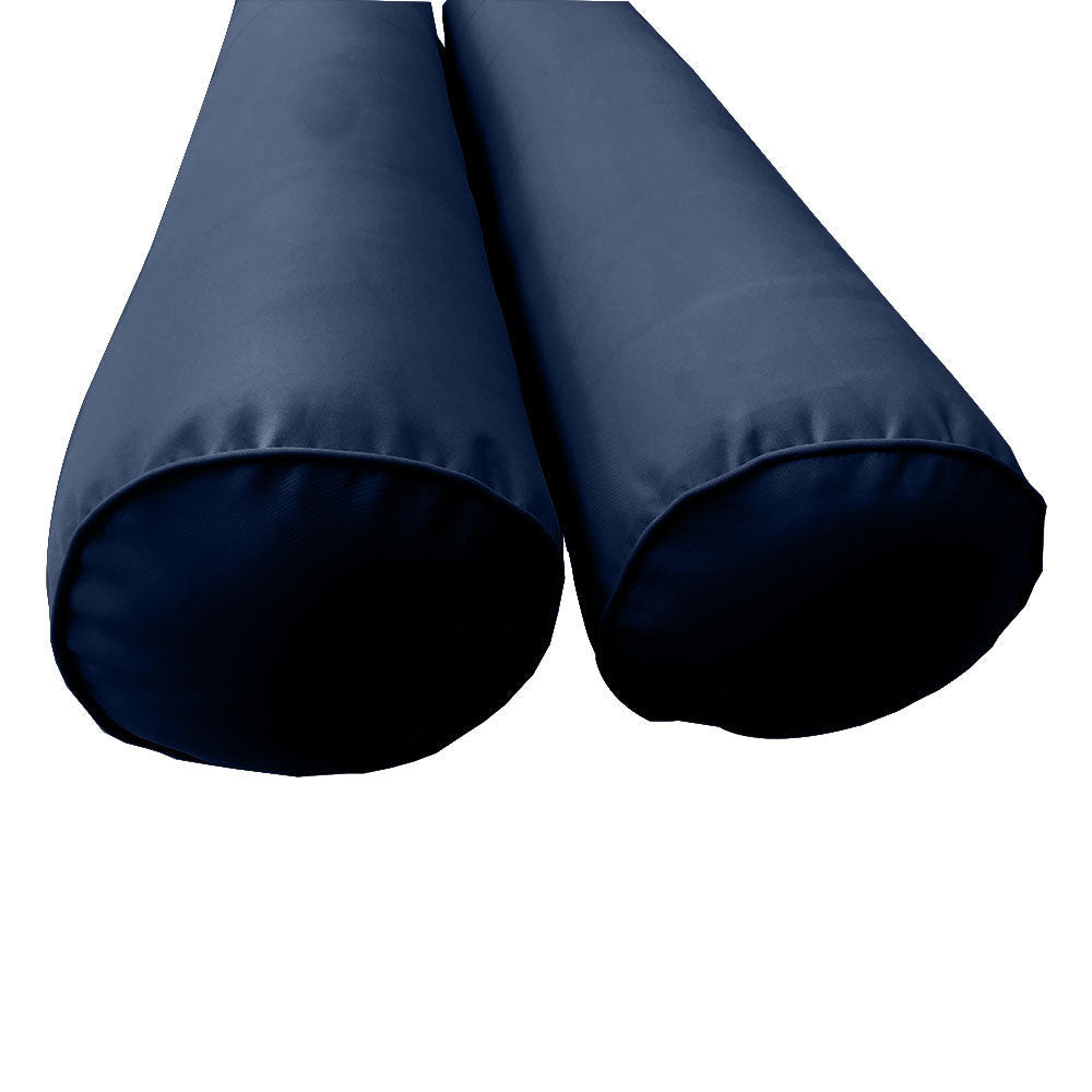 Cushion and bolster set styled on a crib-size daybed with natural light background.
