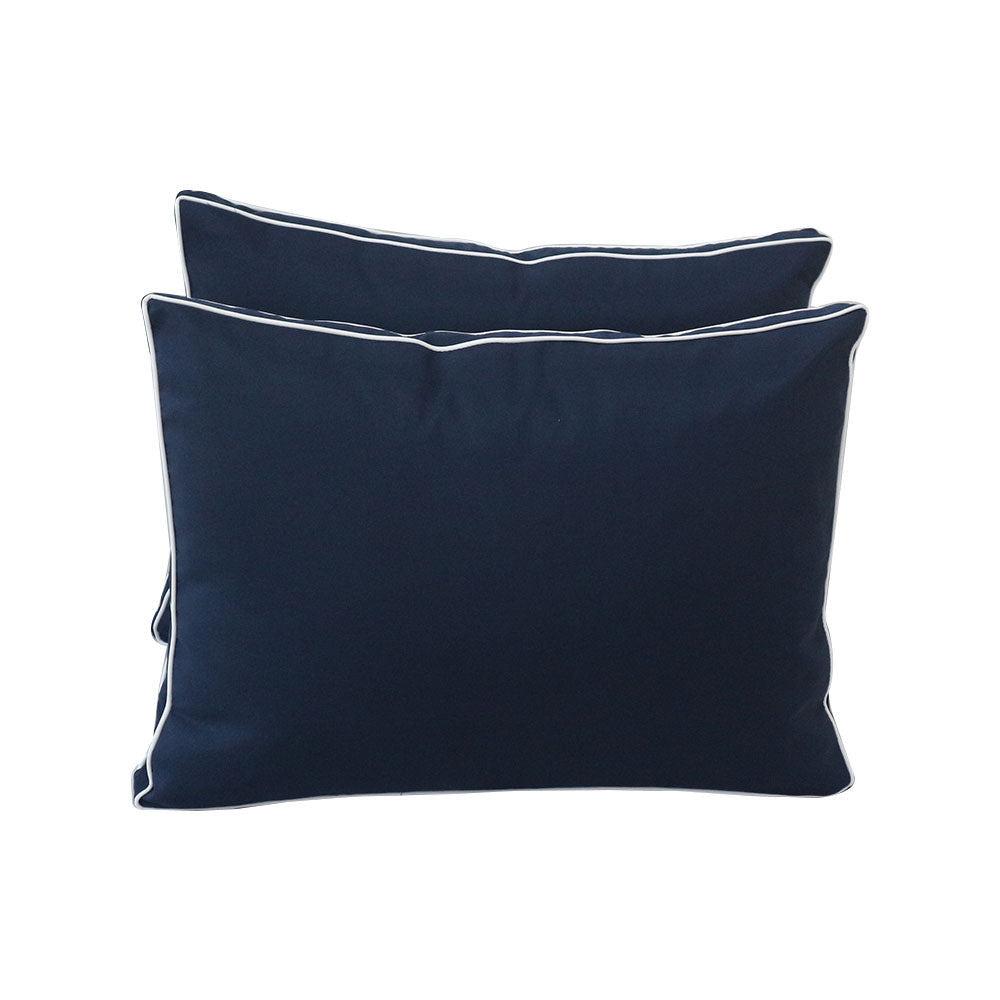 Outdoor daybed styled with cushion set, ideal for patio or garden lounging.