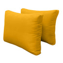 Pillow and bolster cushions displayed on an outdoor porch swing for a cozy, elegant setting