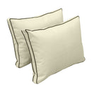 Outdoor daybed styled with cushion set, ideal for patio or garden lounging.