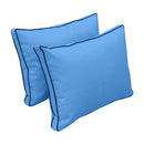 Outdoor daybed styled with cushion set, ideal for patio or garden lounging.
