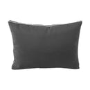 Five-piece pillow and bolster cushion set including seat cushion, two square back pillows, and two bolster pillows for indoor or outdoor seating.