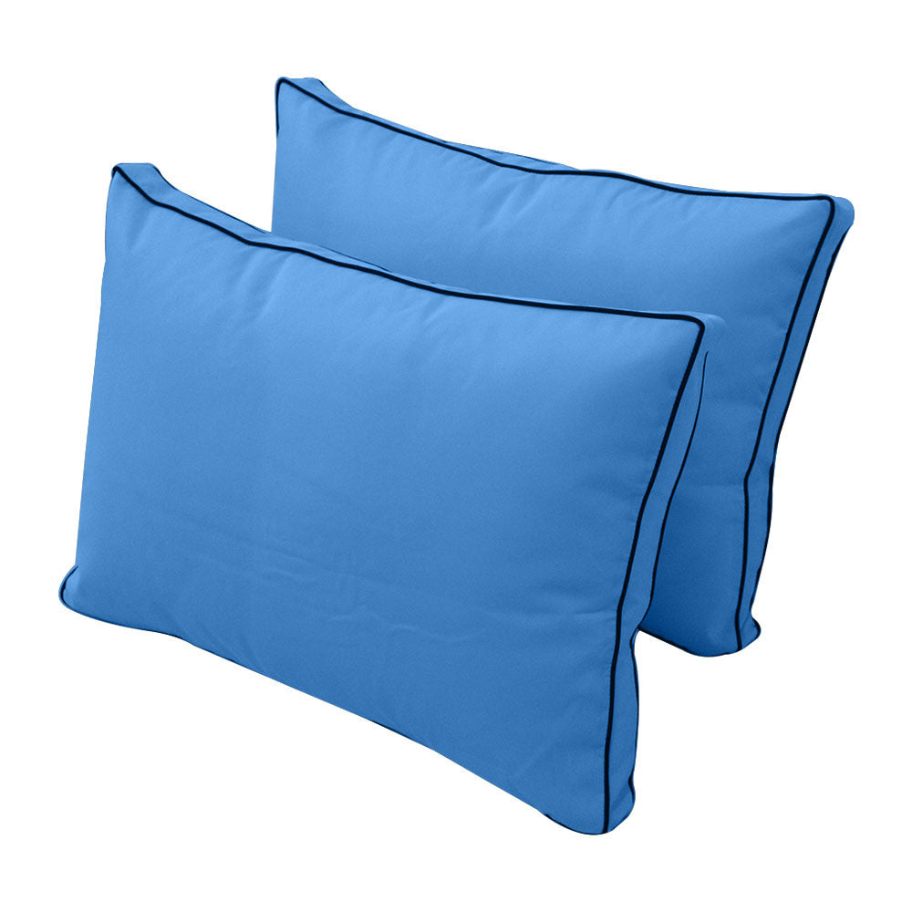 Pillow and bolster cushions displayed on an outdoor porch swing for a cozy, elegant setting.