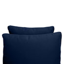 Pillow and bolster cushions displayed on an outdoor porch swing for a cozy, elegant setting