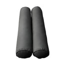 STYLE 1 - Mattress & Pillow Bolster Cushion for Outdoor Indoor Daybed Porch Swing Bed Piped Trim Twin-XL Size AD003 | COVERS ONLY |