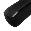 STYLE 1 - Mattress & Pillow Bolster Cushion for Outdoor Indoor Daybed Porch Swing Bed Piped Trim Twin-XL Size AD109 | COVERS ONLY |