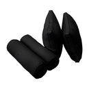 STYLE 2 Pillow & Bolster Cushion for Outdoor Indoor Daybed Porch Swing Bed Crib Size Piped Trim AD109 | COVERS ONLY |