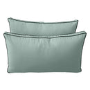 STYLE 2 - Mattress & Pillow Bolster Cushion for Outdoor Indoor Daybed Porch Swing Bed Contrast Pipe Crib Size AD002 | COVERS ONLY |