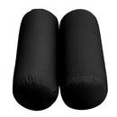 STYLE 2 - Mattress & Pillow Bolster Cushion for Outdoor Indoor Daybed Porch Swing Bed Knife Edge Crib Size AD109 | COVERS ONLY |