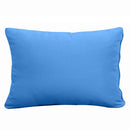 Outdoor daybed styled with cushion set, ideal for patio or garden lounging